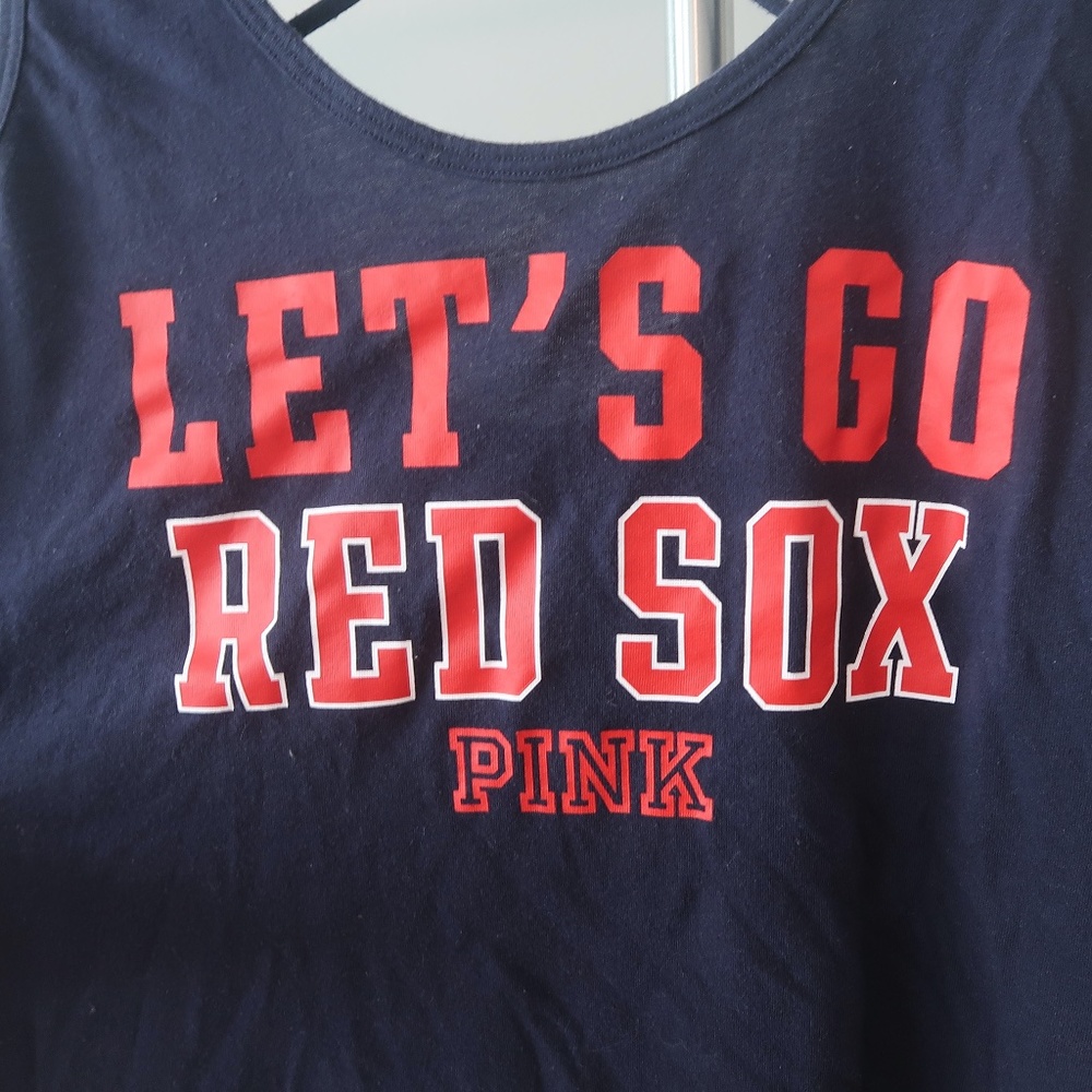 PINK- limited edition redsoxs tank top